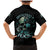 Fresh Out Of F Skull Rose Family Matching Mermaid Dress and Hawaiian Shirt - Wonder Print Shop