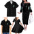Fresh Out Of F Skull Rose Family Matching Off Shoulder Long Sleeve Dress and Hawaiian Shirt - Wonder Print Shop
