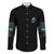 Fresh Out Of F Skull Rose Family Matching Off Shoulder Long Sleeve Dress and Hawaiian Shirt - Wonder Print Shop