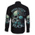 Fresh Out Of F Skull Rose Family Matching Off Shoulder Long Sleeve Dress and Hawaiian Shirt - Wonder Print Shop