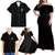 Fresh Out Of F Skull Rose Family Matching Off Shoulder Maxi Dress and Hawaiian Shirt - Wonder Print Shop