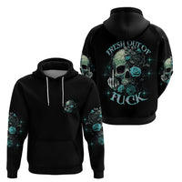 Fresh Out Of F Skull Rose Hoodie - Wonder Print Shop