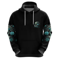 Fresh Out Of F Skull Rose Hoodie - Wonder Print Shop