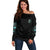 Fresh Out Of F Skull Rose Off Shoulder Sweater - Wonder Print Shop