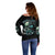 Fresh Out Of F Skull Rose Off Shoulder Sweater - Wonder Print Shop