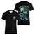 Fresh Out Of F Skull Rose Women V Neck T Shirt - Wonder Print Shop