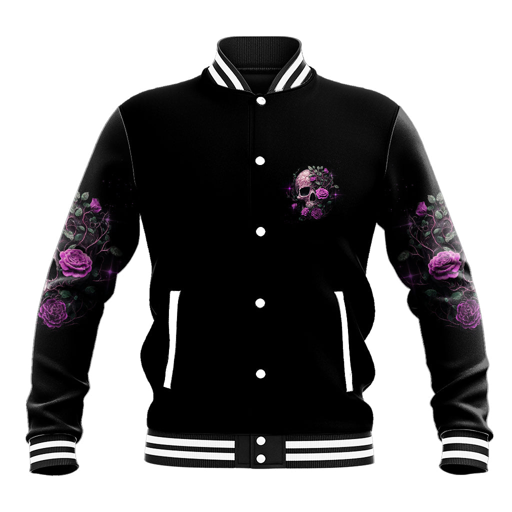 I Am The Storm Rose Baseball Jacket - Wonder Print Shop