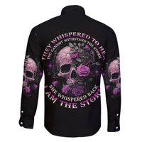 I Am The Storm Rose Family Matching Short Sleeve Bodycon Dress and Hawaiian Shirt - Wonder Print Shop
