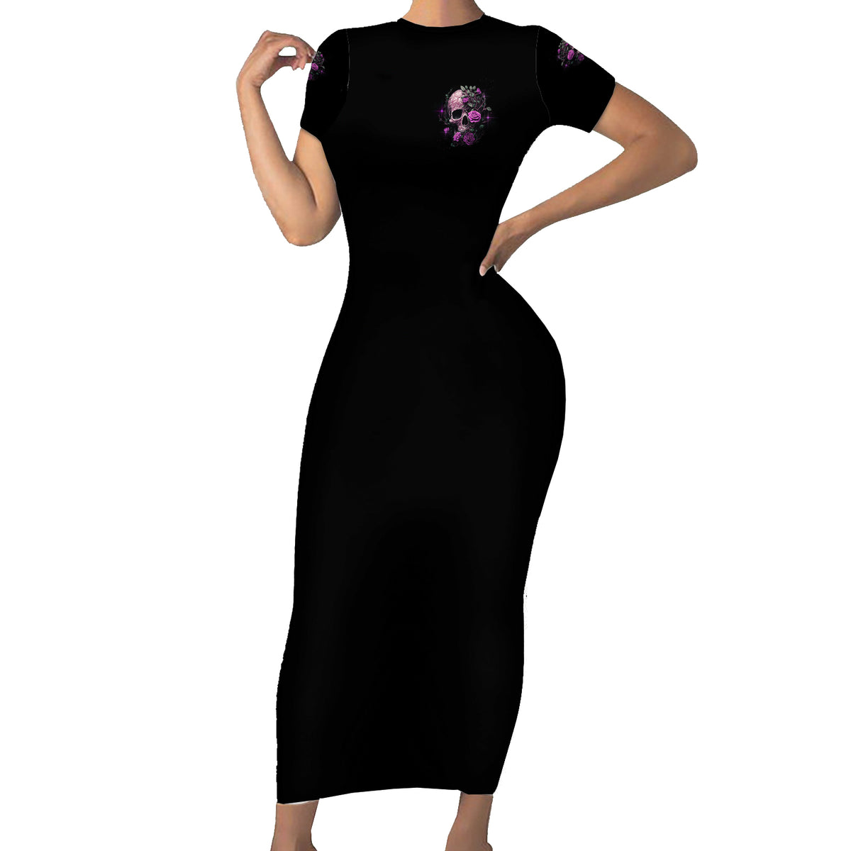I Am The Storm Rose Family Matching Short Sleeve Bodycon Dress and Hawaiian Shirt - Wonder Print Shop