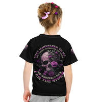 I Am The Storm Rose Kid T Shirt - Wonder Print Shop