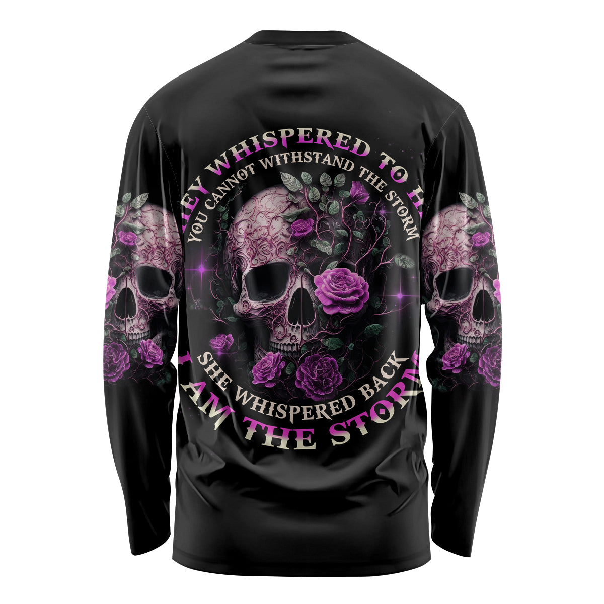 I Am The Storm Rose Long Sleeve Shirt - Wonder Print Shop