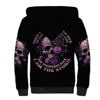 I Am The Storm Rose Sherpa Hoodie - Wonder Print Shop