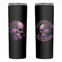 I Am The Storm Rose Skinny Tumbler - Wonder Print Shop