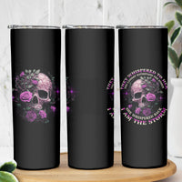 I Am The Storm Rose Skinny Tumbler - Wonder Print Shop