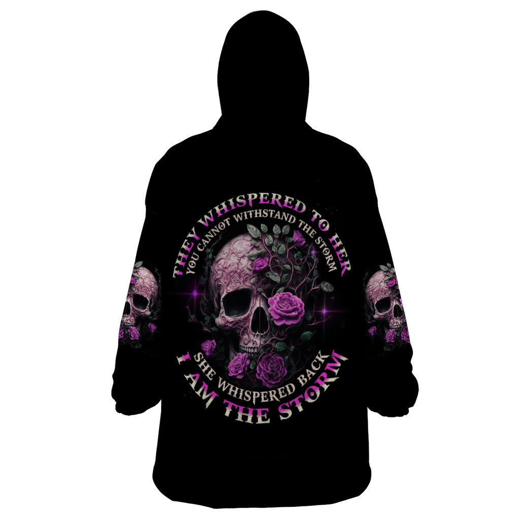 I Am The Storm Rose Wearable Blanket Hoodie - Wonder Print Shop