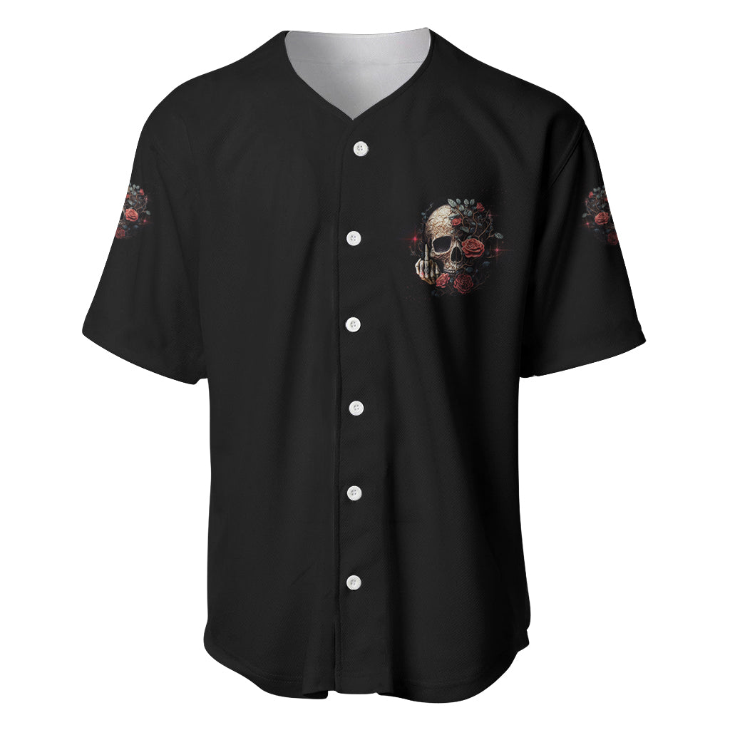 Next Time My Name Comes Out Rose Baseball Jersey - Wonder Print Shop