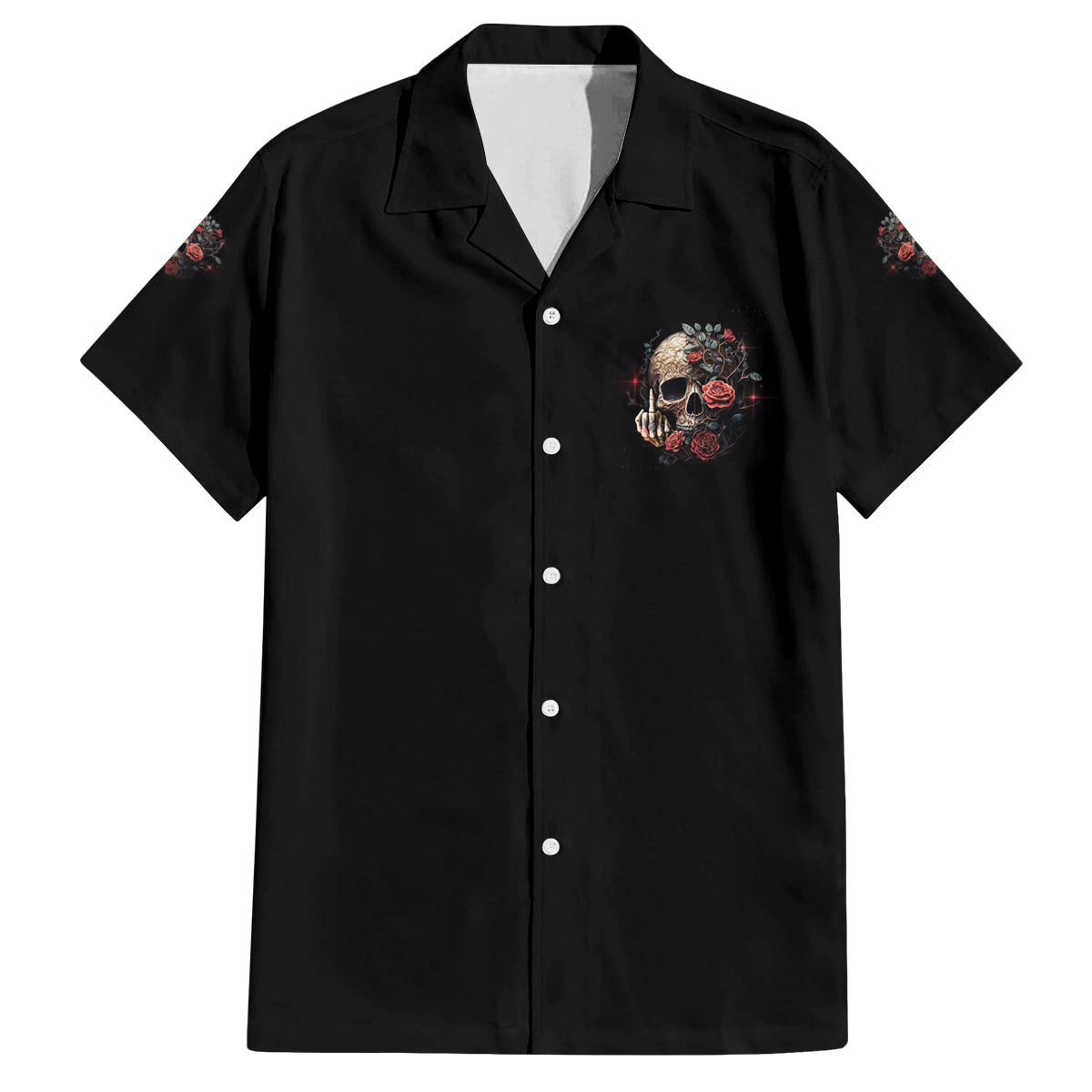 Next Time My Name Comes Out Rose Family Matching Off Shoulder Long Sleeve Dress and Hawaiian Shirt - Wonder Print Shop