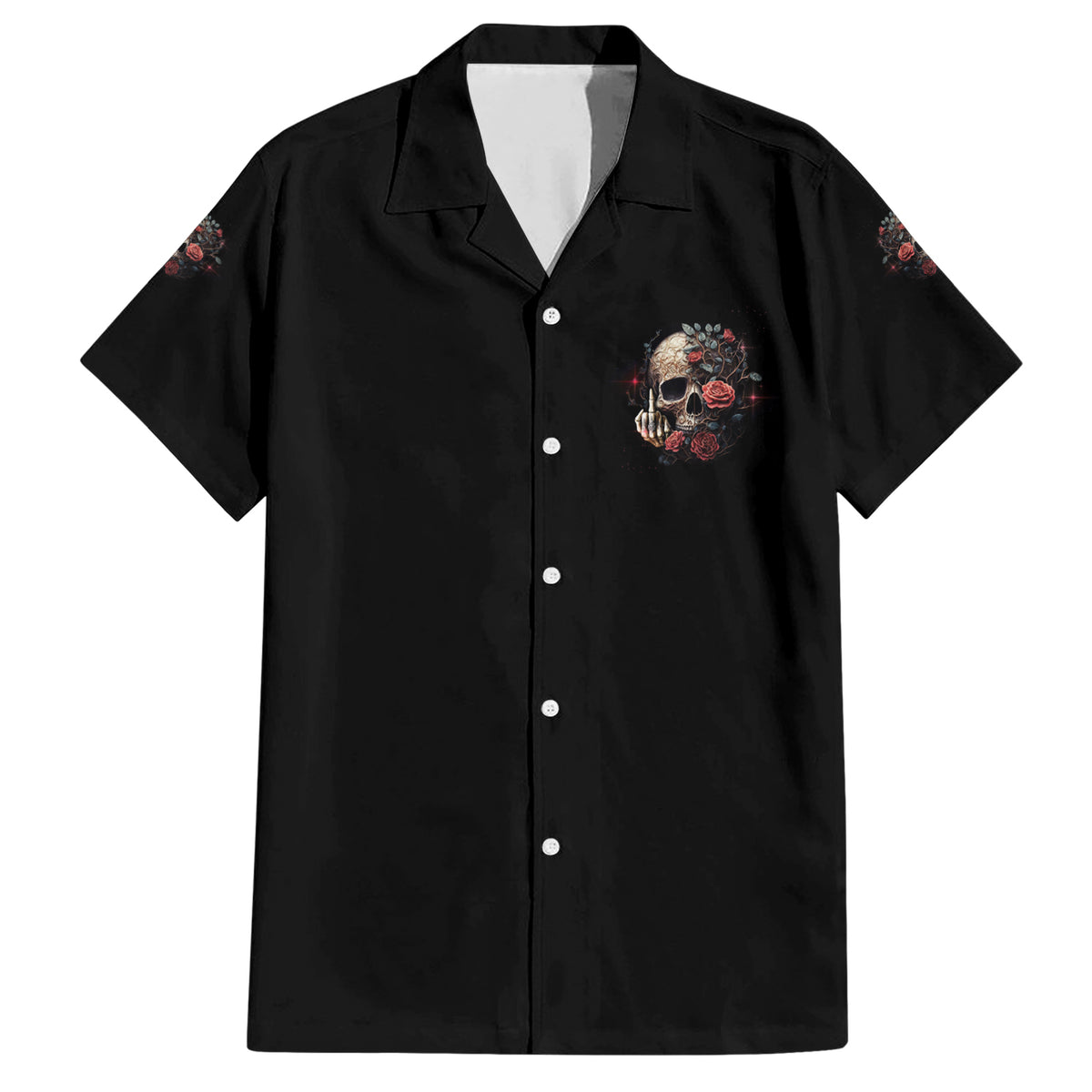 Next Time My Name Comes Out Rose Family Matching Short Sleeve Bodycon Dress and Hawaiian Shirt - Wonder Print Shop