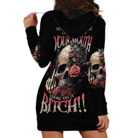 Next Time My Name Comes Out Rose Hoodie Dress - Wonder Print Shop
