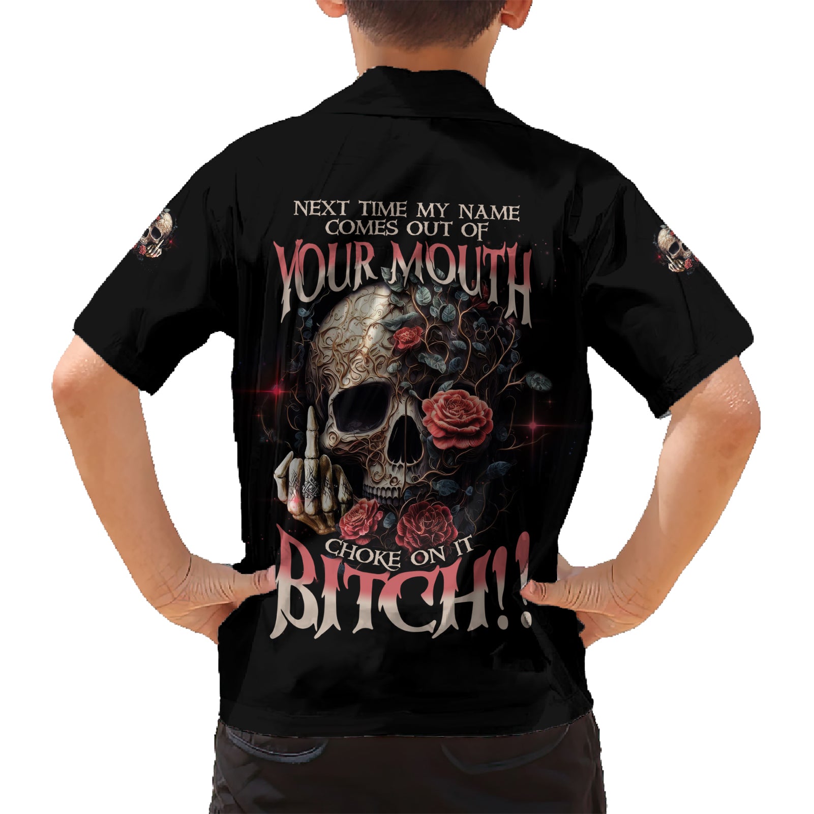 Next Time My Name Comes Out Rose Kid Hawaiian Shirt - Wonder Print Shop