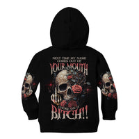 Next Time My Name Comes Out Rose Kid Hoodie - Wonder Print Shop