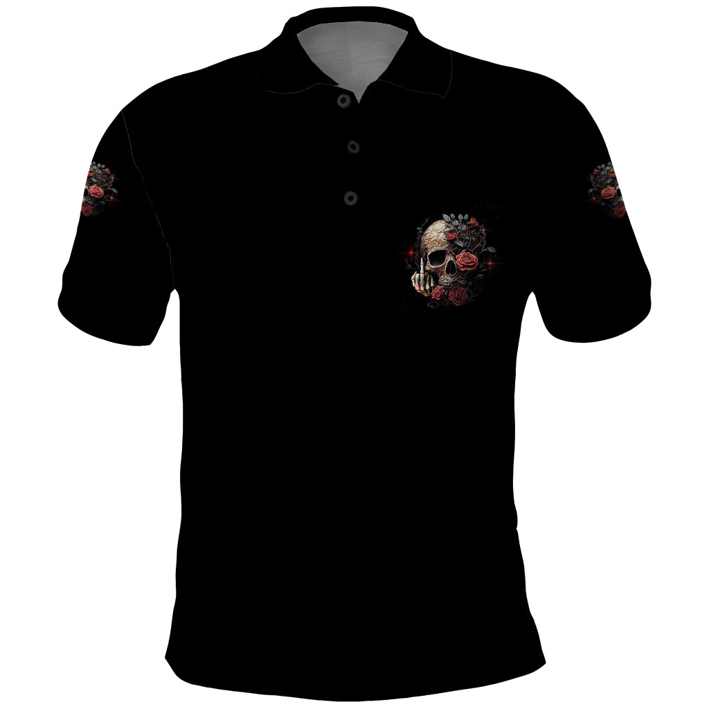 Next Time My Name Comes Out Rose Polo Shirt - Wonder Print Shop