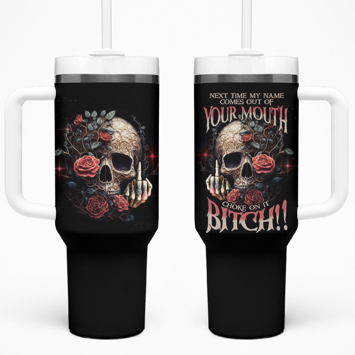 Next Time My Name Comes Out Rose Tumbler With Handle - Wonder Print Shop