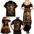 Your First Mistake Fire Skull Family Matching Summer Maxi Dress and Hawaiian Shirt - Wonder Print Shop