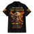 Your First Mistake Fire Skull Family Matching Summer Maxi Dress and Hawaiian Shirt - Wonder Print Shop