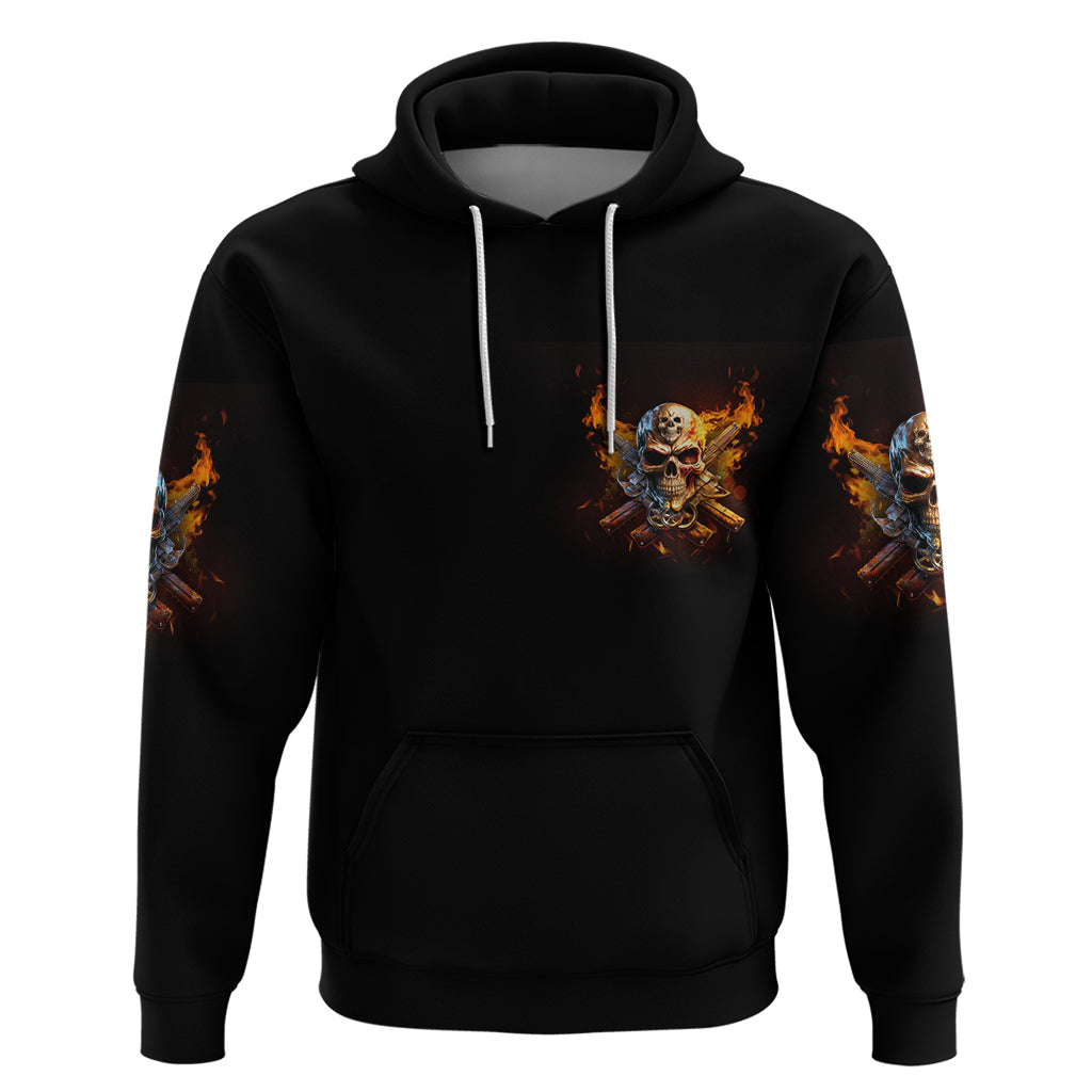Your First Mistake Fire Skull Hoodie - Wonder Print Shop