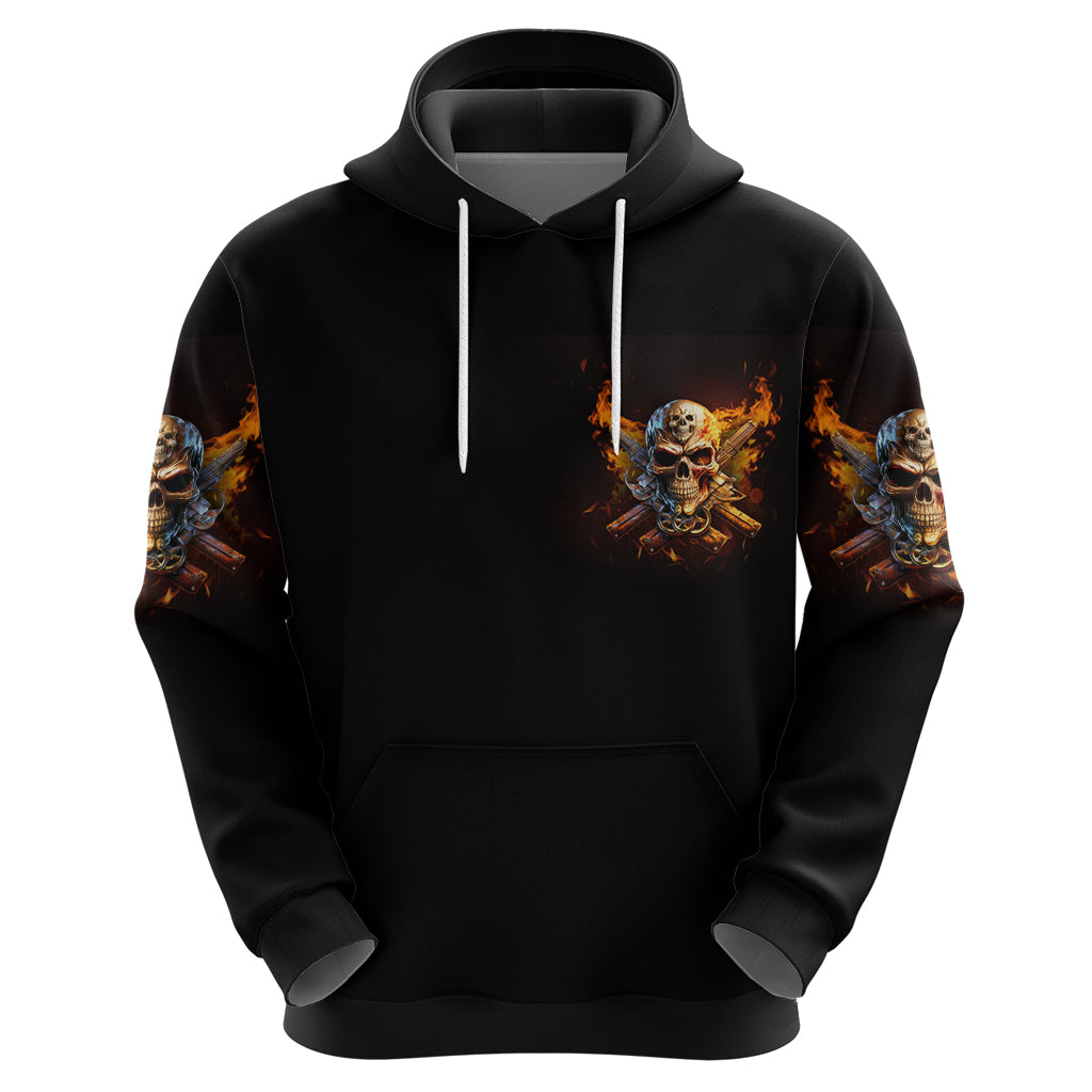 Your First Mistake Fire Skull Hoodie - Wonder Print Shop