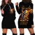 Your First Mistake Fire Skull Hoodie Dress - Wonder Print Shop