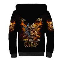 Your First Mistake Fire Skull Sherpa Hoodie - Wonder Print Shop