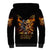 Your First Mistake Fire Skull Sherpa Hoodie - Wonder Print Shop
