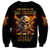 Your First Mistake Fire Skull Sweatshirt - Wonder Print Shop