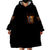 Your First Mistake Fire Skull Wearable Blanket Hoodie - Wonder Print Shop