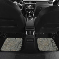 Aten Ancient Egyptian Car Mats with Gray Astronomical Chart, Radiant Sun Disc Emblem, and Ankh - Wonder Print Shop