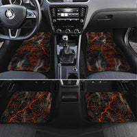 Bennu Car Mats Ancient Egyptian Lava Crack Texture, Phoenix Firebird and Reborn from Chaos - Wonder Print Shop