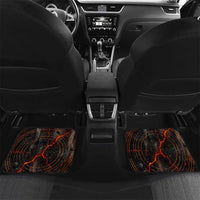 Bennu Car Mats Ancient Egyptian Lava Crack Texture, Phoenix Firebird and Reborn from Chaos - Wonder Print Shop