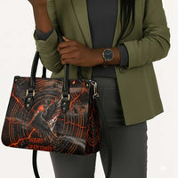 Bennu Leather Bag Ancient Egyptian Lava Crack Texture, Phoenix Firebird and Reborn from Chaos - Wonder Print Shop