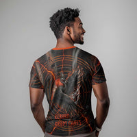 Bennu T shirt Ancient Egyptian Lava Crack Texture, Phoenix Firebird and Reborn from Chaos - Wonder Print Shop