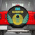 Kazakhstan National Emblem Spare Tire Cover with Black Tribal Pattern and Sun Eagle Motif