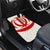 Iran Flag Pattern Car Mats with Bold Red National Emblem Design
