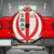 Iran Flag Pattern Spare Tire Cover with Bold Red National Emblem Design