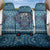 Iranian Mosaic Art Pattern Back Car Seat Cover with Persian Calligraphy and Flag Accents