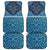 Iranian Mosaic Art Pattern Car Mats with Persian Calligraphy and Flag Accents