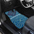 Iranian Mosaic Art Pattern Car Mats with Persian Calligraphy and Flag Accents