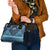 Iranian Mosaic Art Pattern Shoulder Handbag with Persian Calligraphy and Flag Accents