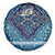 Iranian Mosaic Art Pattern Spare Tire Cover with Persian Calligraphy and Flag Accents