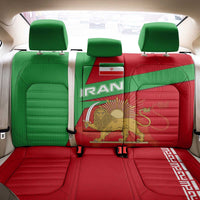 Iran National Heritage Back Car Seat Cover with Lion and Sun Emblem and Royal Coat of Arms